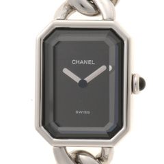 CHANEL シャネル プルミエールL H0001 腕時計 ステンレス ブラック クオーツ レディース【中古】436