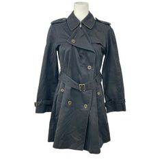 Burberry Blue Label(バーバリーブルーレーベル) トレンチコート サイズ40 M レディース  - 黒 長袖/秋/冬