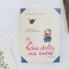 1980年 チェコ画家アドルフ･ザーブランスキーのビンテージ絵本 světě /チェコ絵本/ビンテージ絵本/洋書/ビンテージ本/古書/アドルフザブランスキー/レトロ絵本/東欧雑貨