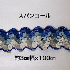 スパンコール  約3㎝幅×100㎝ ハンドメイド資材