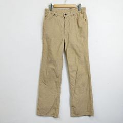90s Levi's リーバイス コーデュロイ パンツ 42TALON フレア 細畝 ジップアップ ジッパーフライ 白タブ タロンジップ コーズ Y2K 古着 VINTAGE ベージュ 22247 J215