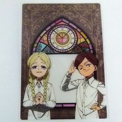 [TK]【匿名配送】 【未使用品】 【美品】 約束のネバーランド アンナ＆ナット クリアポストカード 約ネバ