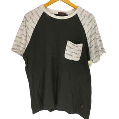 エドハーディー Ed Hardy 袖ロゴ ポケット ラグラン Tシャツ メンズ JPN：L 