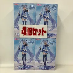 未開封 初音ミク 雪ミク フィギュア 2012 4個セット LFK395 f107