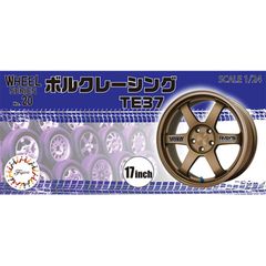 フジミ模型 プラモデル 1/24 ホイールシリーズ ボルクレーシング tE37 17インチ