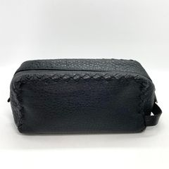 【ボッテガヴェネタ】 セカンドバッグ クラッチバッグ イントレチャート メンズ ポーチ ブラック 黒 BOTTEGA VENETA