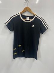 PC616⚫︎adidas⚫︎アディダス⚫︎Tシャツ⚫︎トップス⚫︎ロゴプリント⚫︎半袖⚫︎メンズ⚫︎sizeL⚫︎黒