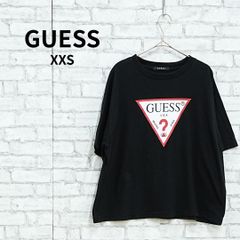 GUESS ゲス ビッグロゴ オーバーサイズ 半袖Tシャツ 黒