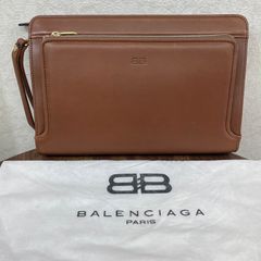 【極美品】バレンシアガ　BALENCIAGA セカンドバッグ メンズ レザー　鞄　クラッチバッグ  ＠市