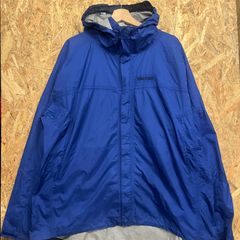 マーモット フーデッド ナイロンジャケット XL相当 ブルー プレシップ Marmot PreCip マウンテンパーカー