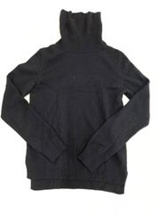 【ユニクロ】レディース カシミヤタートルネック カシミヤ１００％　黒  Sサイズ　0/10