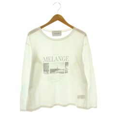 ラ トータリテ La TOTALITE 25SS フォトロングTシャツ カットソー 長袖 ホワイト /HK ■OS
