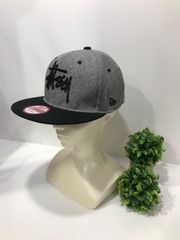 【美品】STUSSY × New Era 9FIFTY スナップバック キャップ