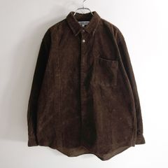 【フランス製】COMME des GARCONS SHIRT【コーデュロイ シャツ】S ブラウン コムデギャルソンシャツ 26100120