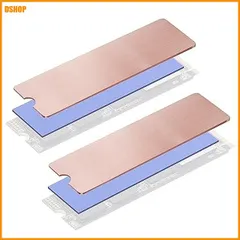 送料無料★Mauknci m.2 ヒートシンク 銅 薄型 ヒートシンク デスクトップ ラップトップ 用 m.2 ssd  アウトレット