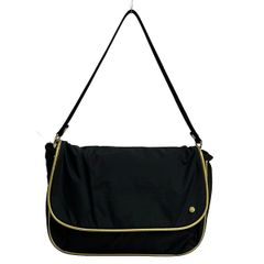 LESPORTSAC(レスポートサック) ショルダーバッグ 黒×ゴールド