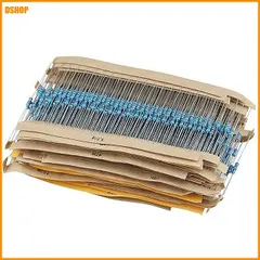 中古 送料無料★1280本 金属皮膜抵抗器 抵抗セット 1Ω~10MΩ 1/4W 64種類 各20本 DIY Arduino/ 即納