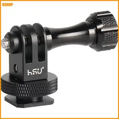 【即納】送料無料★HSU アルミ ホットシューマウントアダプター 1/4穴付き 三脚マウント GoPro Hero13/12/1