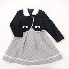 hiromichi nakano ヒロミチナカノ 120cm フォーマル 上下セット ジャケット チェック柄 ワンピース