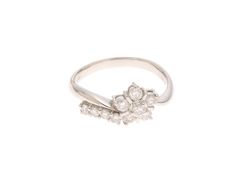 JEWELRY ジュエリー ジュエリー PT900/D0.50/4.3g/#14 貴金属･宝石 ﾘﾝｸﾞ リング・指輪 Pt900プラチナ Pt900 14号 シルバー レディース【中古】474
