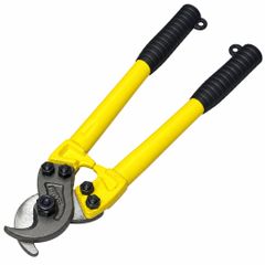 WARMTOOL ケーブルカッター 350mm 切断能力目安 約100mm² 最大開口幅 約36mm 炭素鋼鍛造 熱処理刃 ロングハンドル 銅線 [350ｍｍ]