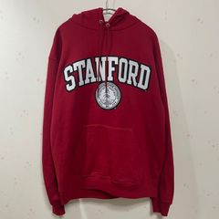 Champion チャンピオン スタンフォード大学 カレッジロゴ パーカー メンズL相当 綿コットン混 赤 秋冬