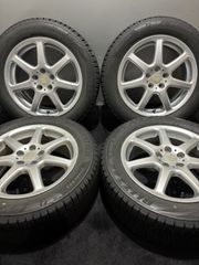★205/55R16 BRIDGESTONE/VRX2 20年製 スバル 純正 16インチ 6.5J +48 100 5H スタッドレス 4本 インプレッサ (南3-N363)