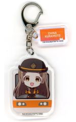 【中古】キーホルダー 倉本千奈 「学園アイドルマスター HATSUBOSHI GAKUEN Terminal in 東京キャラクターストリート いちばんプラザ パーツ付きアクリルキーホルダー 03/駅員風衣装ver.(ミニキャライラスト)」