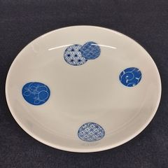【美品】香蘭社　コウランシャ　色絵丸紋　銘々皿　平皿　和食器　有田焼　レトロ　★L2829