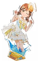 【中古】アクリルスタンド・アクリルパネル 国木田花丸 ビッグアクリルスタンド(Aqours ラグジュアリークルーズ) 「ラブライブ!スクールアイドルフェスティバル GiGOコラボカフェ スクフェスシリーズ10周年」