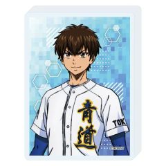 【中古】アクリルスタンド・アクリルパネル 07.沢村栄純(公式イラスト) ミニアクリルブロック 「TVアニメ ダイヤのA actII -Second Season-」