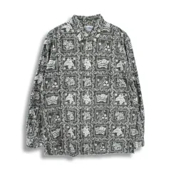 レイン スプーナー (MEN - L) コットン ポリ 90's ハワイアン パータン シャツ