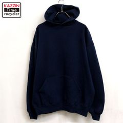 00s RUSSELL 無地 スウェット パーカー メンズ 表記XLサイズ