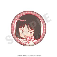 【予約】【新品】スキップとローファー ミニキャラリボンシリーズ 缶バッジ ギンガムチェック ver. 岩倉美津未【正規品】