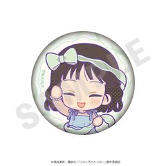 【予約】【新品】スキップとローファー ミニキャラリボンシリーズ 缶バッジ オーガンジー ver. 岩倉美津未【正規品】