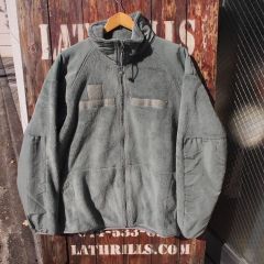 【US Military】米軍実物 GEN3 ECWCS Level3 Cold Weather Fleece Jacket レベル3 ミリタリーフリースジャケット◆Size：US-M-R