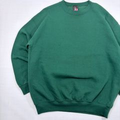 90s USA製 オリンピック 刺繍 スウェット 緑 アメカジ 古着 オーバーサイズ トレーナー ワンポイント【3149】