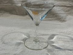 No.562 サントリー ロゴ入り カクテルグラス 1客 ノベルティ レトロ ガラス SUNTORY Logo Cocktail Glass Vintage Barware