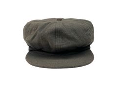 タイムウォーンクロージング TIMEWORN CLOTHING Newsboy Cap ニュースボーイ キャップ キャスケット ハット 8P チャコール 灰 帽子 メンズ帽子 ハット 無地 グレー 104H-131
