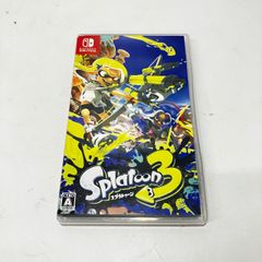 【現状品】Nintendo Switch ソフト スプラトゥーン３ 任天堂 ニンテンドー スイッチソフト GI
