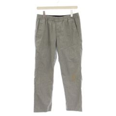 グリーンレーベルリラクシング ユナイテッドアローズ green label relaxing パンツ S グレー ストライプ柄 /LP