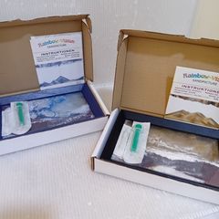 Rainbow-Vision Sandbilder サウンドピクチャー 2色セット アートインテリア