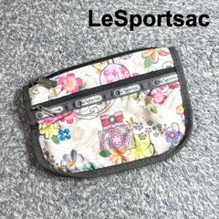 【未使用】LeSportsac レスポートサック ポーチ 小物入れ 花柄 香水瓶 パステル フラワー