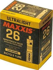 (最短即日発送) 　マキシス 26×1.5〜2.5 仏式 (48mm) ウルトラライト チューブ MAXXIS  送料無料