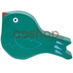 木の鳥の置物ウッドクラフト鳥の像木彫りの動物置物鳥のデスクトップの装飾