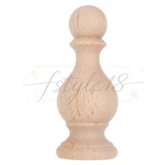 木製の引き出しは、木製のフィニアル工芸品家具のための未完成の木製フィニアルを引っ張りますミニマリストインテリアデザイン1セット