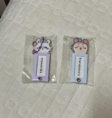 ちいかわ ネームタグ キーホルダー モモンガ カニ