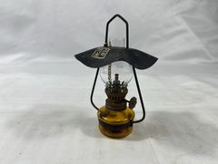 ジャンク品　ミニオイルランタン　山の想い出　ランタン　ランプ　オイルランプ　オイルランタン　灯　照明　アンティーク　ビンテージ　ヴィンテージ　昭和レトロ　昭和　レトロ