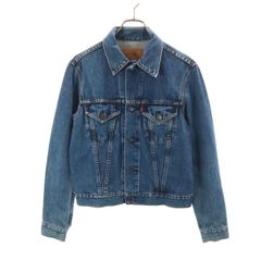 Levi's リーバイス 90s W7505 オールド デニムジャケット M ウォッシュブルー ジャージ トラッカー メンズ 古着