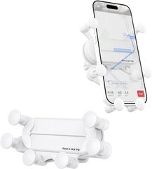 Ａｚｍｉｏ Azmio スマホホルダー エアコン吹き出し口 スマホスタンド 車載ホルダー 携帯ホルダー (ホワイト)